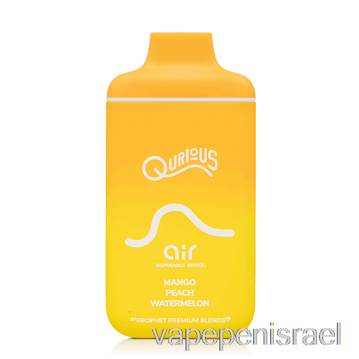 חד פעמי Vape Israel Qurious Air 6000 אבטיח מנגו אפרסק חד פעמי